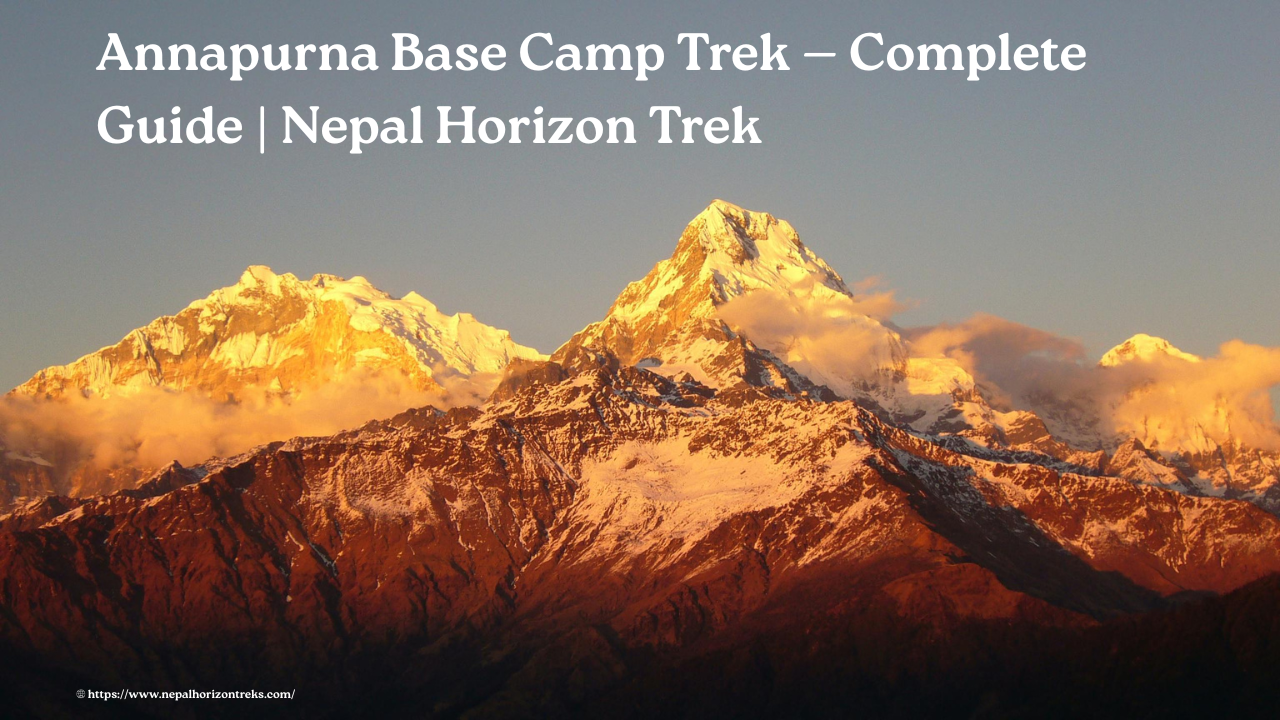 Annapurna Base Camp Trek — Complete Guide | Nepal Horizon Trek